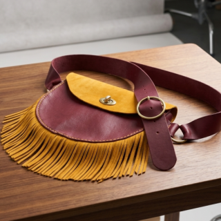 Fringy waist bag