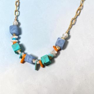A handcrafted summer necklace