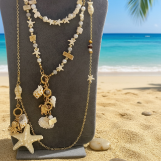 Set summer necklace