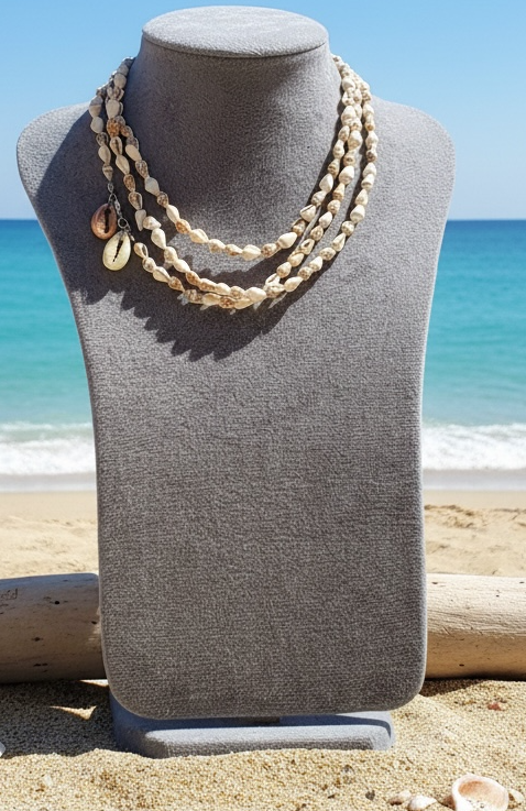 Wrap Shell Necklace 1 Wrap Shell Necklace