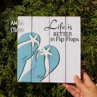 Flip Flop (summer canvas)