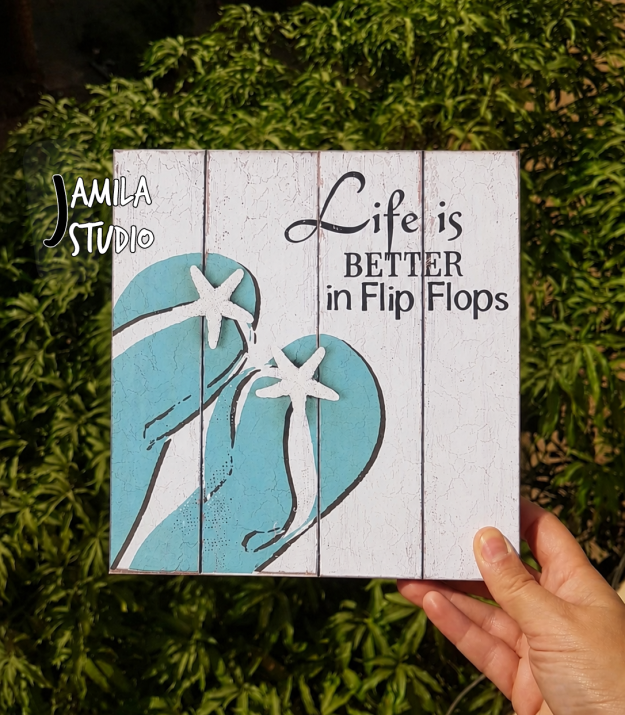 Flip Flop (summer canvas) 1 Flip Flop (summer canvas)