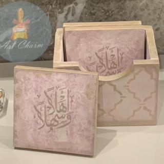 ramadan cashmere handmade coasters
