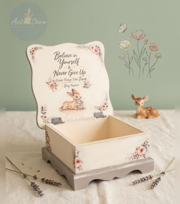 bambi disney decoupaged handmade personalized organizer 1 bambi disney decoupaged handmade personalized organizer