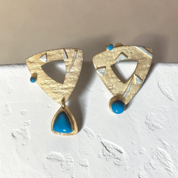 Turquoise Relic Earrings 1 Turquoise Relic Earrings