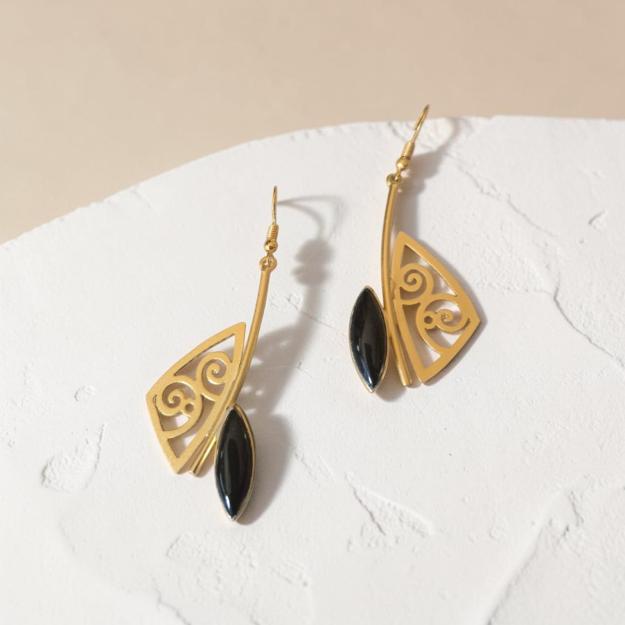 Onyx Butterfly Earrings 1 Onyx Butterfly Earrings