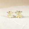 Coral Leaf Studs Earrings