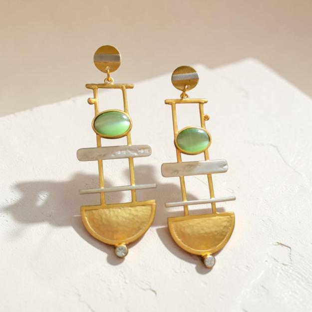 Ilana Green Apple Earrings 1 Ilana Green Apple Earrings