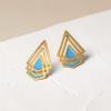 Teal Arrow Earrings "Mia"