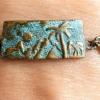 Pyramids & palms Egyptian vintage bracelet.