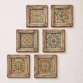 set of colorful wall art