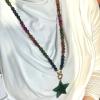 GREEN STAR NECKLACE