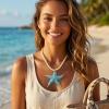 Large Starfish summer neckace