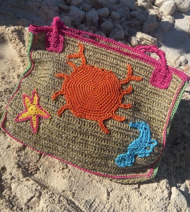 Golden Seashore Beach Bag 1 Golden Seashore Beach Bag