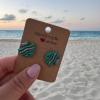 Holographic Fish Polymer Clay Earrings – Summer Ocean Vibes